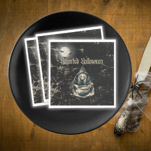 Serviette En Papier Gothique Haunch House Witch Halloween Costume Part