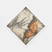 Serviette En Papier gothique | Papillon | Main de squelette | Victorie (Coin)