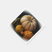 Serviette En Papier Gourds & Citrouille Vignette (Coin)