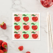 Serviette En Papier Goûter aux cerises douces (En situation)