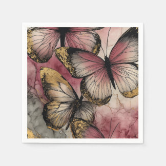 Serviette En Papier Grace papillon
