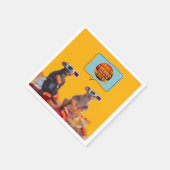 Serviette En Papier Gracie & Pedro Watch Party (Coin)