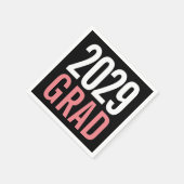 Serviette En Papier Grad Party moderne (Coin)