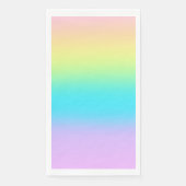 Serviette En Papier Gradient de Gorgeous Pastel (Devant)