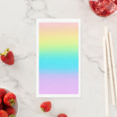 Serviette En Papier Gradient de Gorgeous Pastel (En situation)