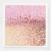 Serviette En Papier Gradient de Parties scintillant de luxe brillant r (Devant)