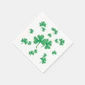 Serviette En Papier Gradient Green Irish Shamrock Parti Motif irlandai (Coin)