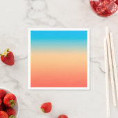 Serviette En Papier Gradient ombre (En situation)