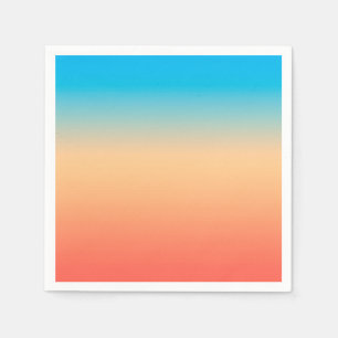 Serviette En Papier Gradient ombre