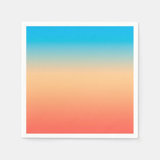 Serviette En Papier Gradient ombre (Devant)