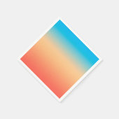 Serviette En Papier Gradient ombre (Coin)