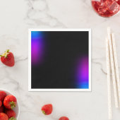 Serviette En Papier Gradient violet noir (En situation)