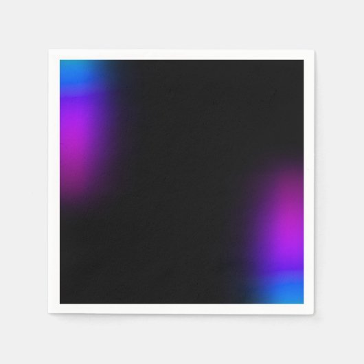 Serviette En Papier Gradient violet noir (Devant)