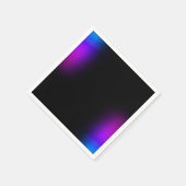Serviette En Papier Gradient violet noir (Coin)