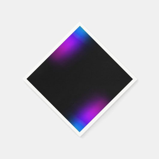 Serviette En Papier Gradient violet noir (Coin)