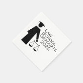 Serviette En Papier Graduate de la Law School 2022 (Coin)