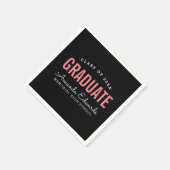 Serviette En Papier Graduate moderne Parti de graduation personnalisée (Coin)