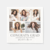 Serviette En Papier Graduate Photo Graduate Party (Devant)
