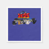 Serviette En Papier Graduation 2025 (Devant)