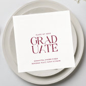Serviette En Papier Graduation 2025 Modern Party Paper