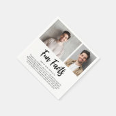 Serviette En Papier Graduation 2 Photo Fun Facts (Coin)