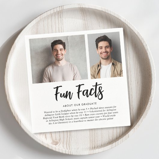 Serviette En Papier Graduation 2 Photo Fun Facts