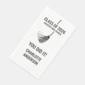 Serviette En Papier Graduation Cap Tassel (Coin)