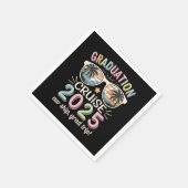 Serviette En Papier Graduation Cruise 2025 Graduate Cruising Squad (Coin)