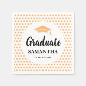 Serviette En Papier Graduation de la pêche (Devant)