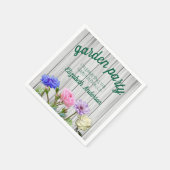Serviette En Papier Graduation Garden Party (Coin)