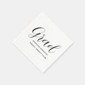 Serviette En Papier Graduation moderne simple (Coin)