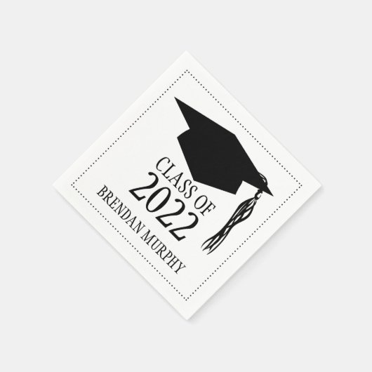 Serviette En Papier Graduation Mortarboard Classe de 2015 (Coin)