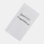 Serviette En Papier Graduation Napkin (Coin)