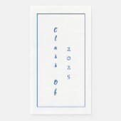 Serviette En Papier Graduation Party Student Graduate Class Of 2025 (Devant)