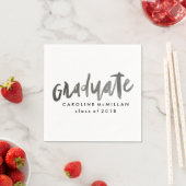 Serviette En Papier Graduation personnalisée (En situation)