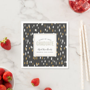 Serviette En Papier Graduation personnalisée Shimmer