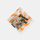 Serviette En Papier Graduation photo Hippie Retro (Coin)