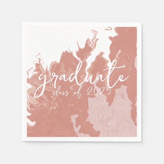 Serviette En Papier Graduation Pink Mable (Devant)