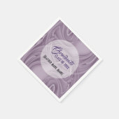 Serviette En Papier Graduation Vieux Lavender Strokes Party (Coin)