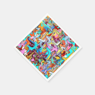 Serviette En Papier Graffiti