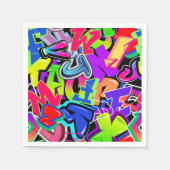 Serviette En Papier Graffiti (Devant)