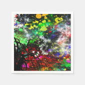 Serviette En Papier Graffiti Brick Wall (Devant)