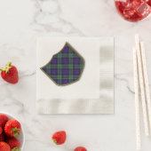 Serviette En Papier Graham clan Plaid écossais tartan (En situation)