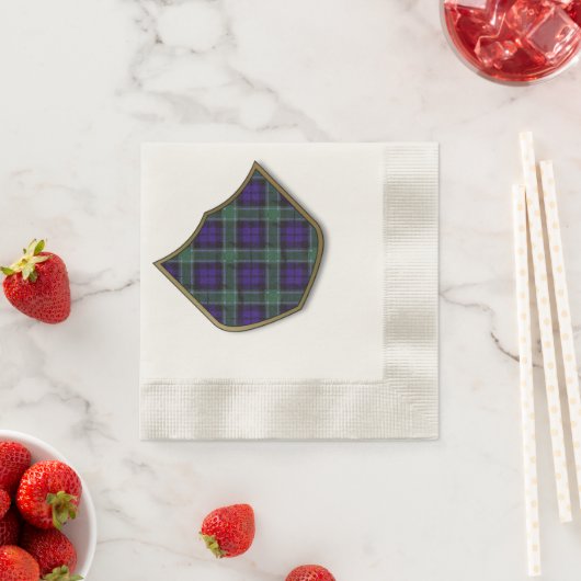 Serviette En Papier Graham clan Plaid écossais tartan (En situation)