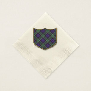 Serviette En Papier Graham clan Plaid écossais tartan