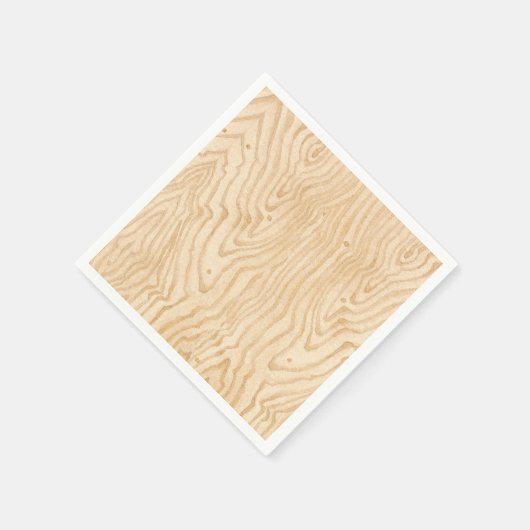 Serviette En Papier Grain de bois (Coin)
