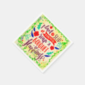 Serviette En Papier Graine de bonté (Coin)