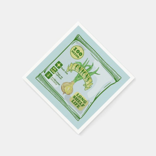 Serviette En Papier Graines d'oignon (Coin)