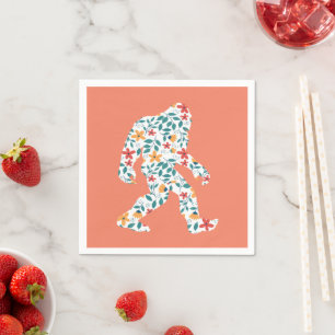 SERVIETTE EN PAPIER GRAND BIGFOOT FLORAL