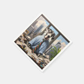 Serviette En Papier Grand Homme D'Affaires Dane Dans Un Bureau (Coin)